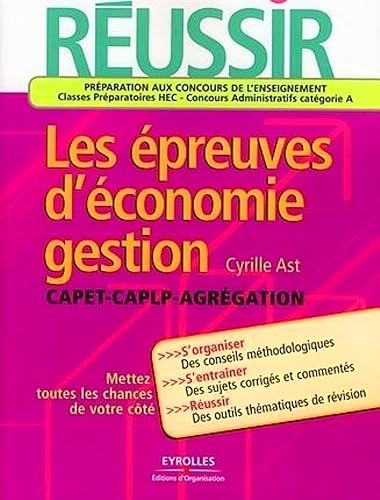 Download Réussir les épreuves d'économie-gestion: CAPET-CAPLP-Agrégation PDF