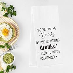 Funny Kitchen Towels Bar Towels Gifts for Bartender