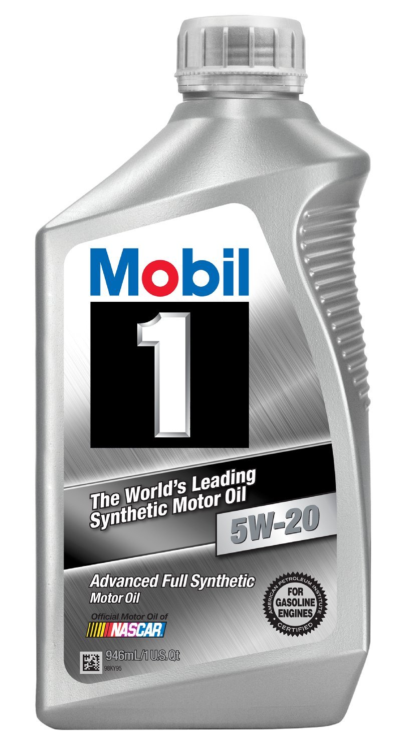 Mobil 1 44975 5W20 Synthetic Motor Oil 1 Quart (Pack of