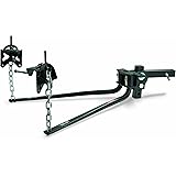Eaz-Lift 48054 1,400 lbs Elite Bent Bar Weight Distributing Hitch with Adjustable Ball Mount and Shank