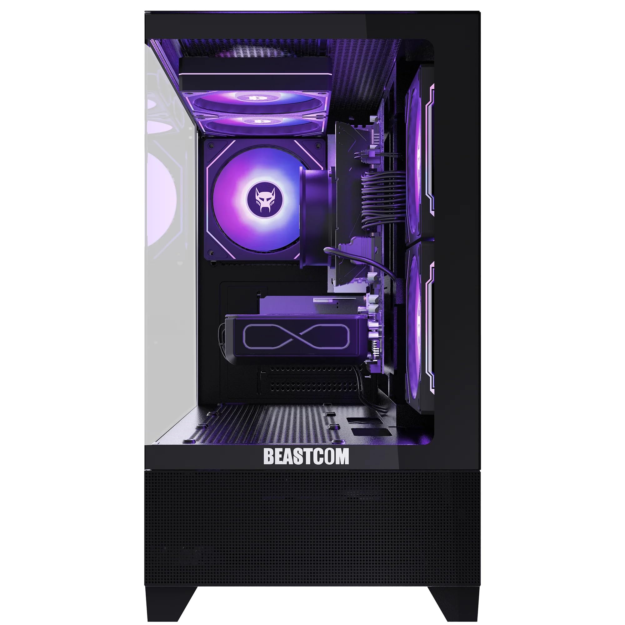 BEASTCOM Q5 Pro Gaming, Gaming PC, AMD Ryzen 9 5900X 12X 4,80 GHz 24 Threads, RTX 3050 8GB, 16GB RAM, 1TB NVMe SSD, HDMI, USB 3.2, WiFi, Win 11 3