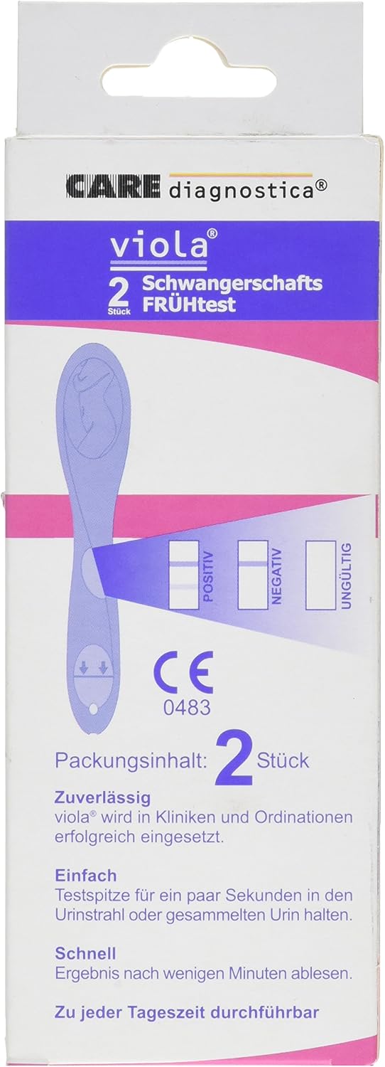 Medesign Schwangerschafts Fruhtest 1er Pack 1 X 2 Stuck Amazon