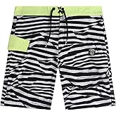 Volcom Boys Board Shorts - UPF 50+ Quick Dry Boys Swim Trunks with Pockets - Kids' Swimwear Swim Shorts (Sizes: 8-16)