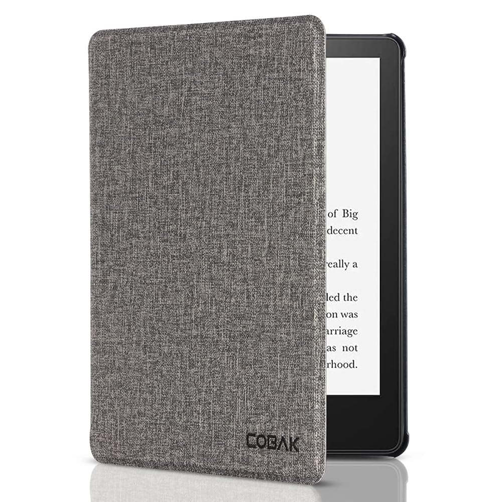 Photo 1 of CoBak Kindle Paperwhite Case with Stand - Durable PU Leather Cover with Auto Sleep Wake, Card Slot, Hand Strap Feature - Fits Kindle Paperwhite 11th Generation 6.8" and Signature Edition 2021 Released