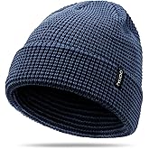 Zylioo XXL Oversize Waffle Knit Beanie,Large Winter Warm Hats for Men Women, Durable Premium Toboggan Hat for Big Heads