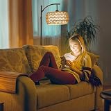Rayofly Arc Floor Lamp with Dimmable LED 3 Color Temps, Remote view 8