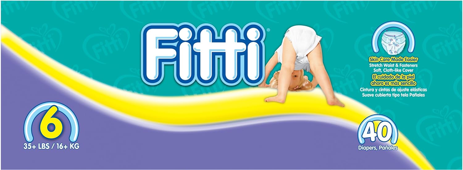 Buy Fitti Mega Baby Diapers Size 6 40 Count (160 Count (Pack of 4