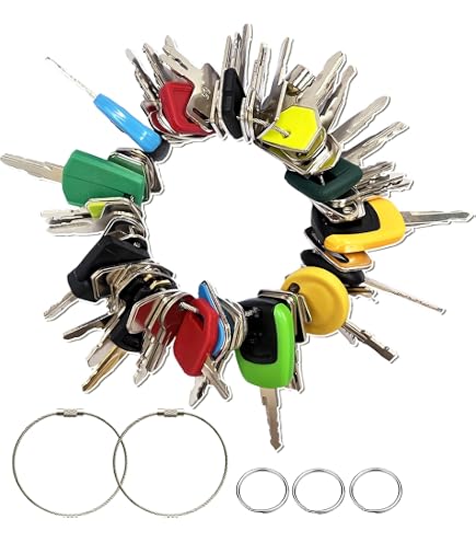 5pc Ignition Keys 14603 for JLG Telehandler,Challenger Tractor
