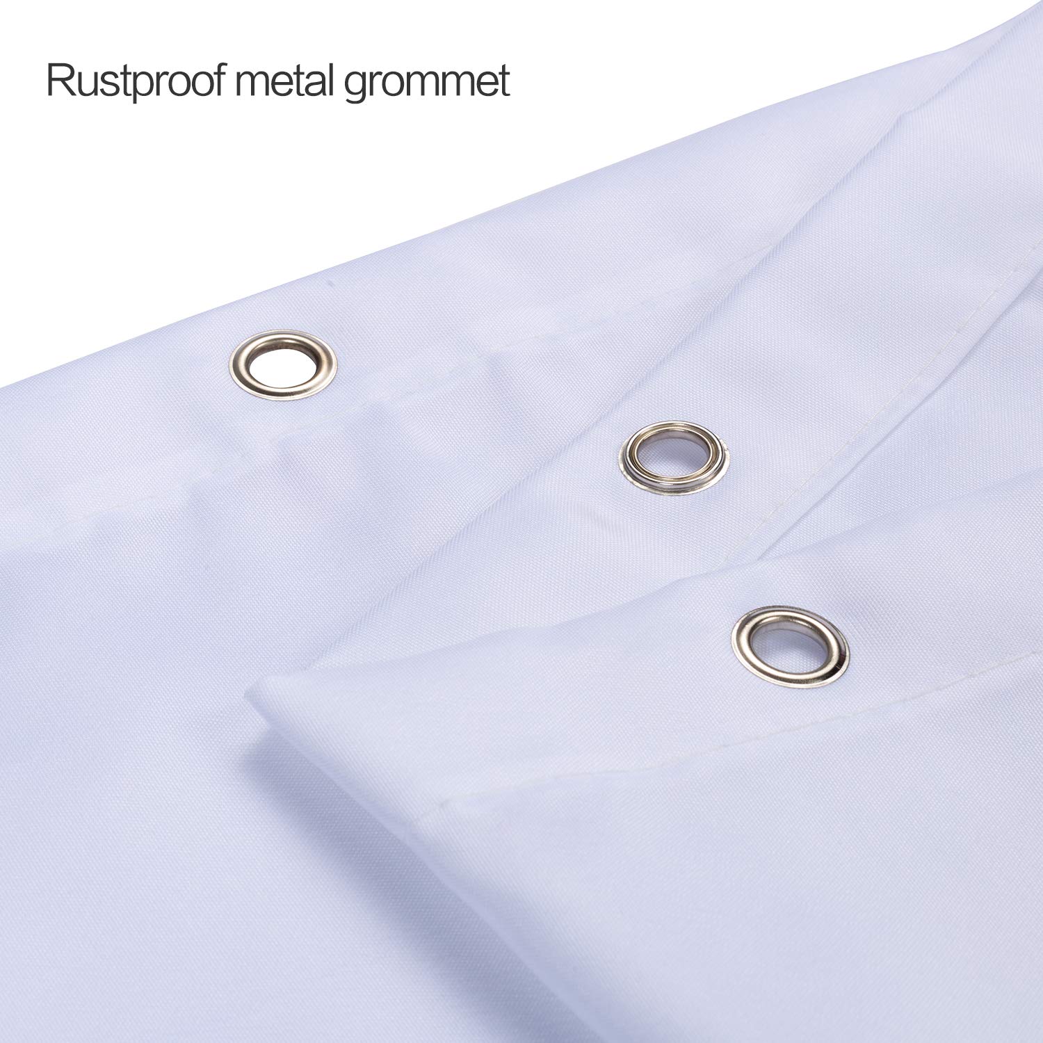 joyfeelife Fabric Shower Curtain Set Waterproof Bath Curtain for Bathroom Showers Bathtubs Home Decor with 12 Hooks, 71x71 Inch (Green Forest, 71x71 inch)