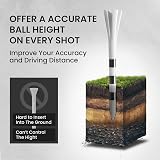 FINGER TEN Golf Tees Plastic 83mm 70mm 50 Count Mixed Colors White Black view 6