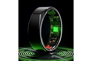 KEREEP Smart Ring, Wearable Fitness Sleep Tracker for Men Women, Support 6-7 Days Battery Life - Your Healthy Assistant, Size 8