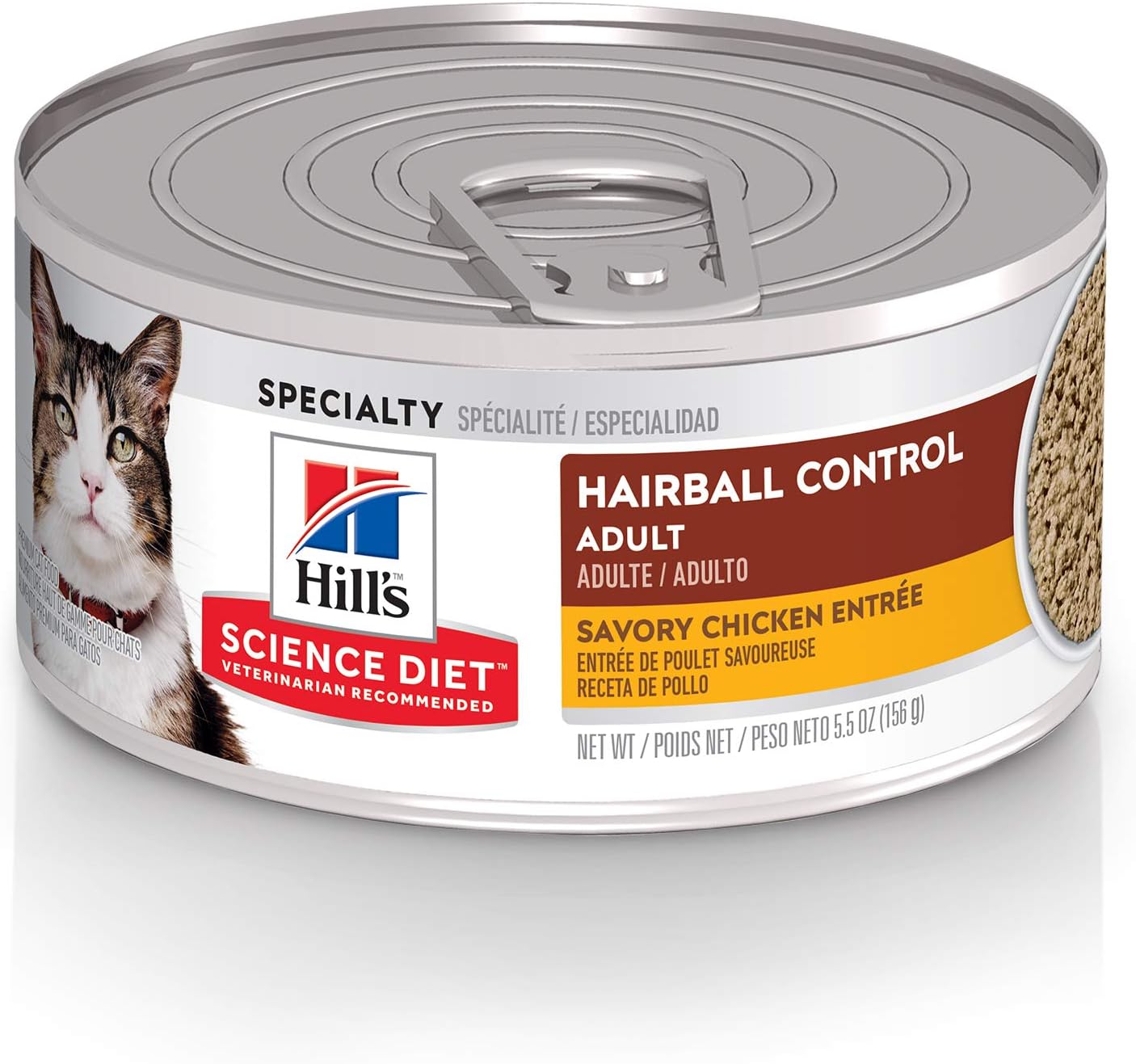 hairball reducing cat food