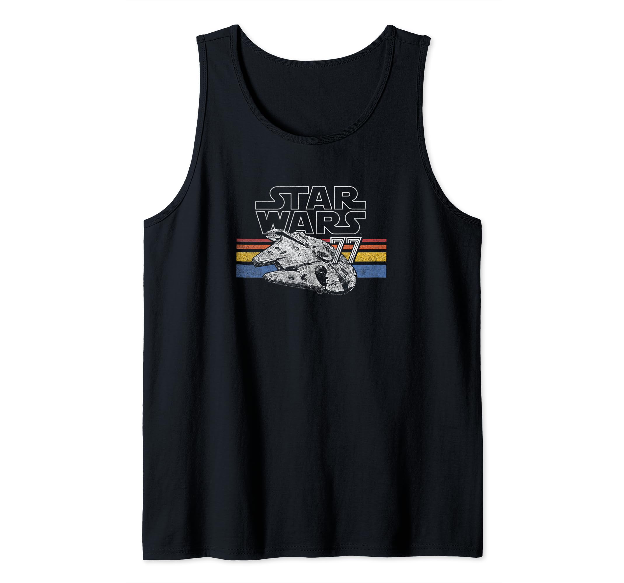 Star Wars Retro Falcon Stripes Tank Top