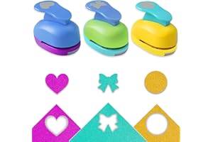 Kolroo Circle Punch, 1 Inch Circle Paper Punch, Large Hole Punch, Paper Circles Craft Punch Handmade Paper Punch for Crafting