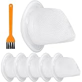 6-Pack Handheld Vacuum Filters Replacement for Black and Decker Dustbuster QuickClean Cordless HNVC215B10, Compatible with Hand Vacuums Models HNVCF10 HNVC220BCZ01 HNVC215BW52 Filter