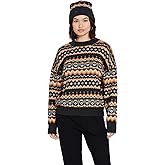 Volcom Women's Not Fairisle Oversized Crew Neck Sweater