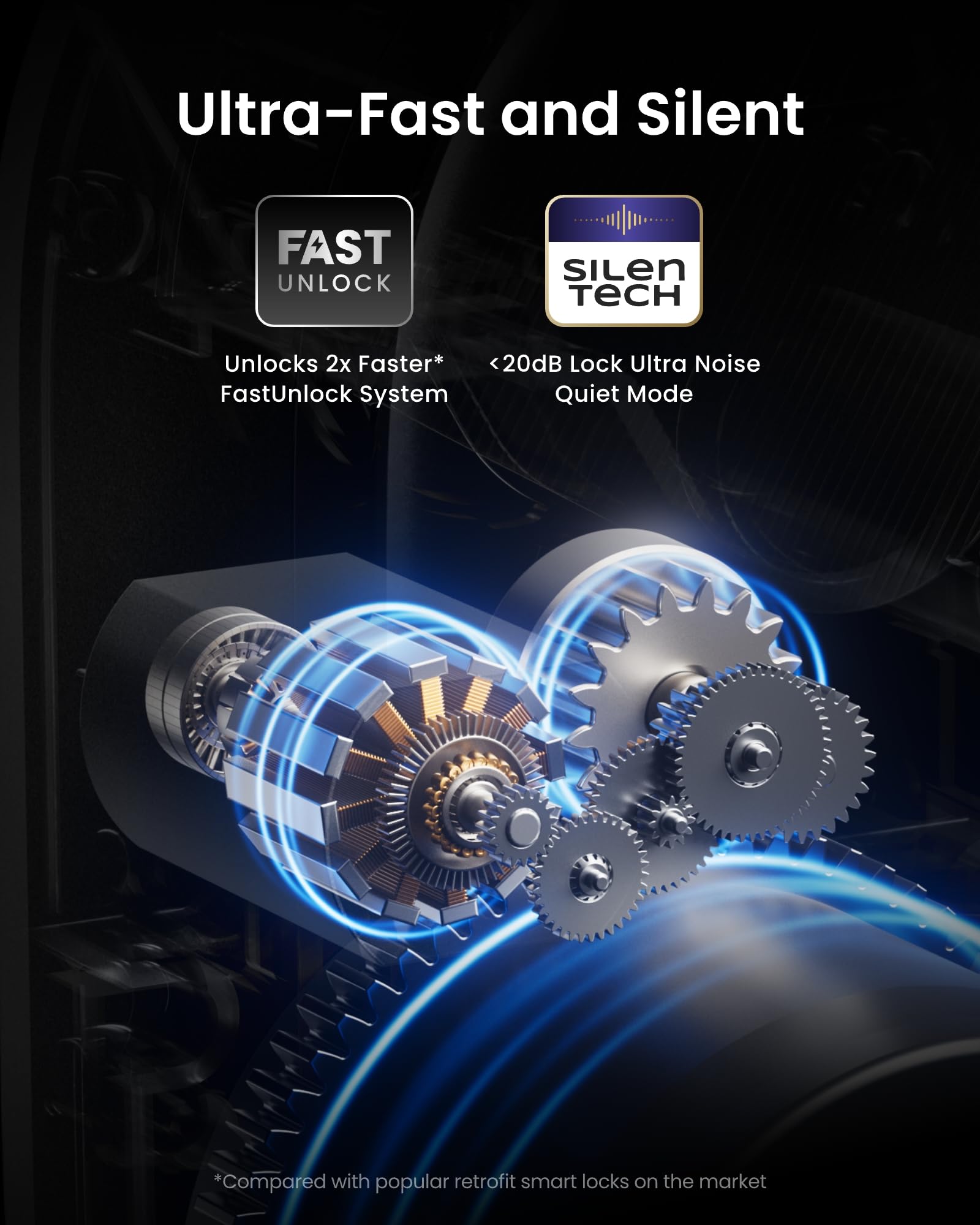 SwitchBot WLAN Smart Lock Ultra mit Keypad Vision, 3D-Gesichts-/Fingerabdruckerkennung, Elektronisches Türschloss mit Aufladbarem Akku, Öffnen per Gesicht, Fingerprint, Code, Alexa, unterstützt Matter 4