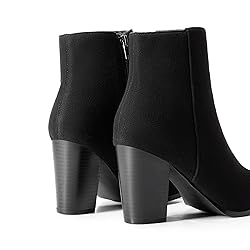 DREAM PAIRS Women's Ankle Boots Chunky Block Heel