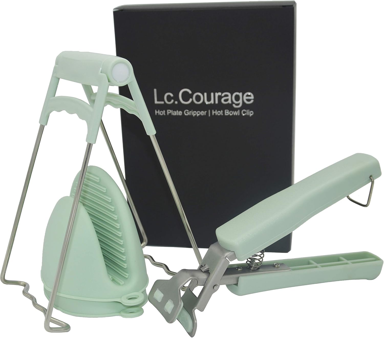 Lc.Courage Hot Plate Gripper, Stainless Steel Bowl Clip