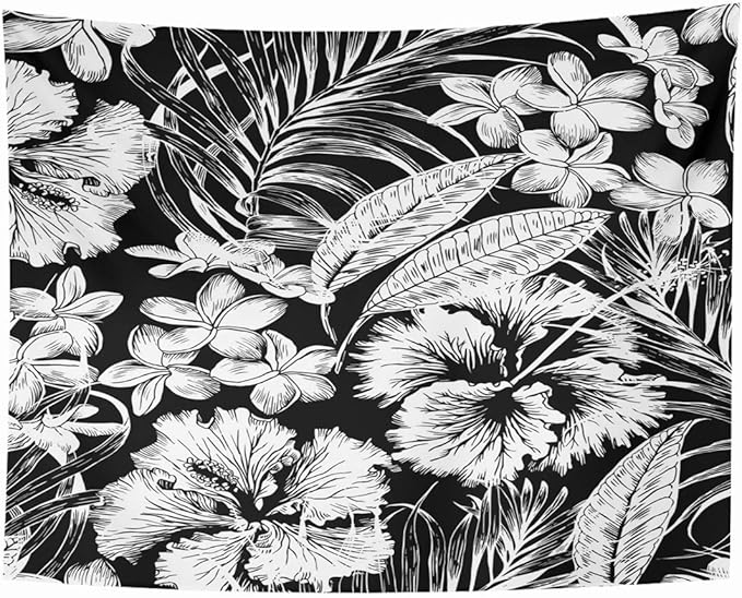 Tapices para colgar en la pared Diseño tropical sin costuras Flor Moda