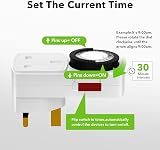 HBN 24 Hour Plug-in Compact Timer Switch 3 Pack 13A 2900W Energy Saver view 7