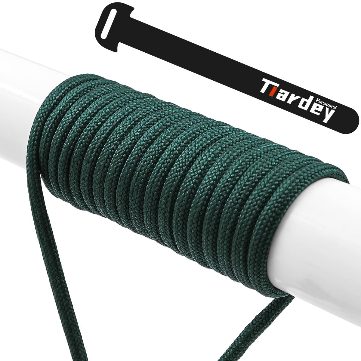 Tiardey PPF-022 Paracord 4mm 100ft (31m) 7 Core Strand,Tear-resistant,Nylon Cord,Mil Spec Type III Paracord,Holds up to 250kg for Outdoor Survival Camping