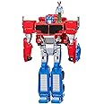 Transformers Toys EarthSpark Spin Changer Optimus Prime 8-Inch Action Figure with Robby Malto 2-Inch Figure, Robot Toys for Ages 6 and Up