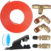 Air Line Kit, 20 FT PU Hose Tubing, 1/4 NPT Elbow Fitting | Air Bag Lines, Air Bag Line Kit, Air Bag Line Kit, Air Bag Tee Fittings, Air Suspension Kit, Airbag Suspension Kit