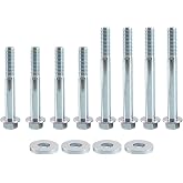 GSTP 12pc Engine Stand Bolt Kit Stand Bolt Flange Compatible with LSX LS LS1 4.8L 5.3L 6.0L 6.2L LR4 LQ4 LS6 LQ9 L33 LS2 LH6 L92 L76 LY2 LY5 LY6 LC9 LFA LH8 LMG