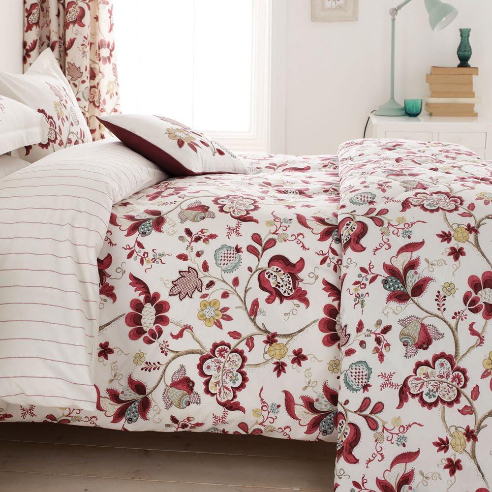 Sanderson Bedding, Roslyn Kingsize Duvet Cover, Teal Amazon.co.uk