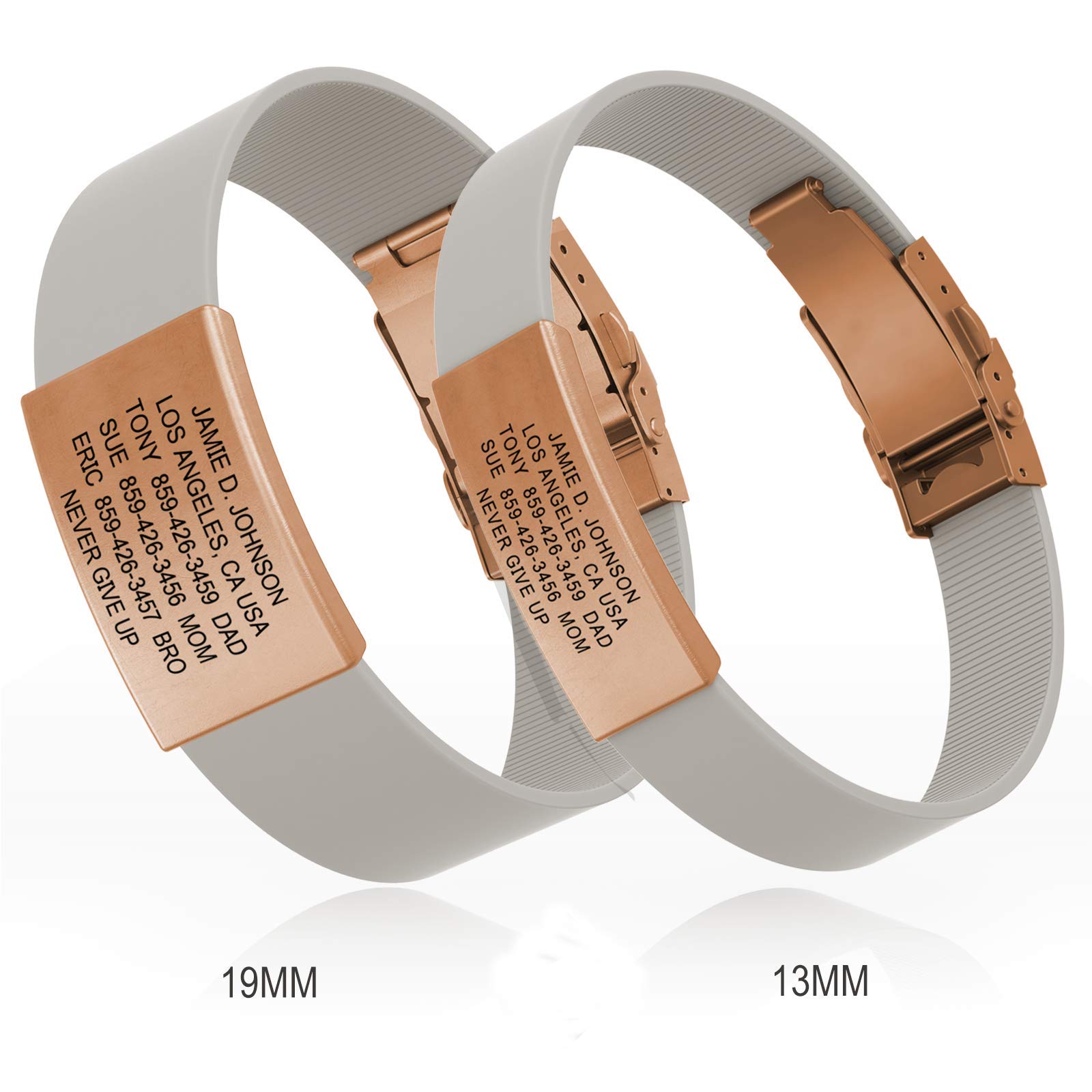 Bracelet - Official ID Wristband - Silicone Clasp Identification Bracelet and Sport ID for Athletes