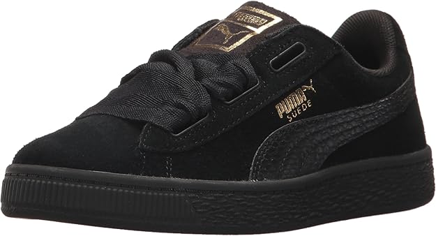 puma suede black light snake