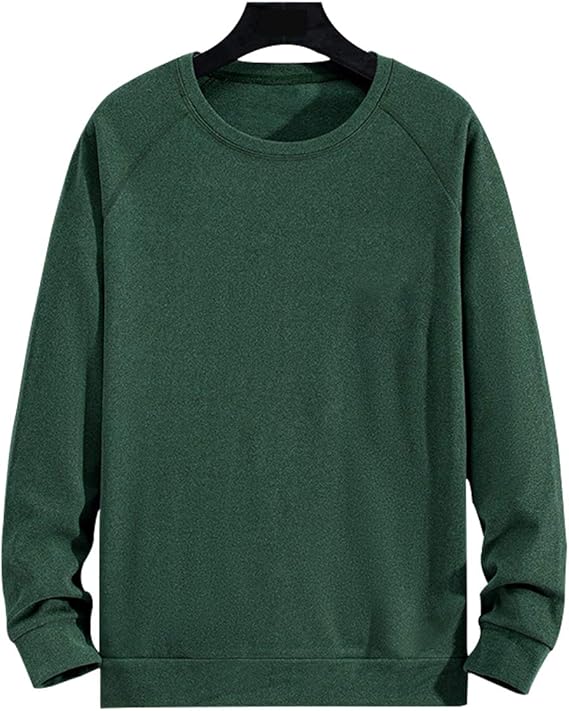 Amazon トレーナー メンズ 無地 長袖 防寒肌着 服 クルーネック トップス 定番 軽い 柔 暖かさ カジュアル 春秋冬 おおきいサイズ ゆったり ドラロン トレーナー パーカー 通販