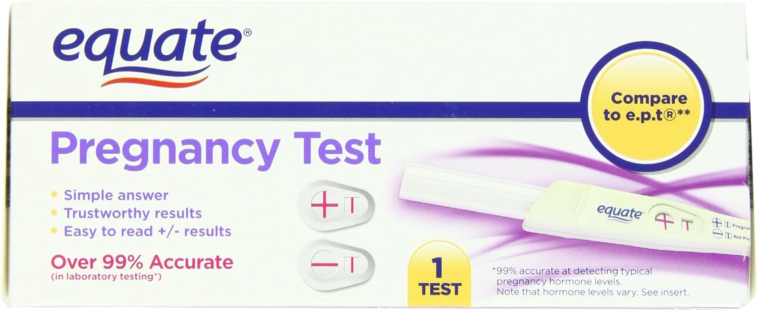 Amazon Com Equate Pregnancy Test Compare To E P T Health Personal Care
