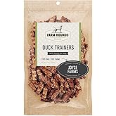 Farm Hounds - Duck Trainers - Premium Natural Jerky for Dogs - 100% Humanely Raised - Easy-Break - Great for Training & Treats - No Added Fillers - Made in USA - 4.5 oz - 1 Pack