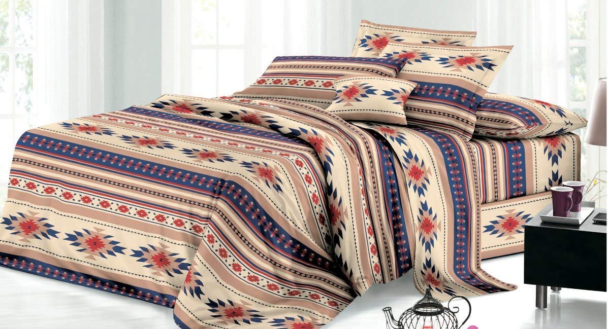 Amazon.com: Rustic Western Southwest Native American Design 4 Piece