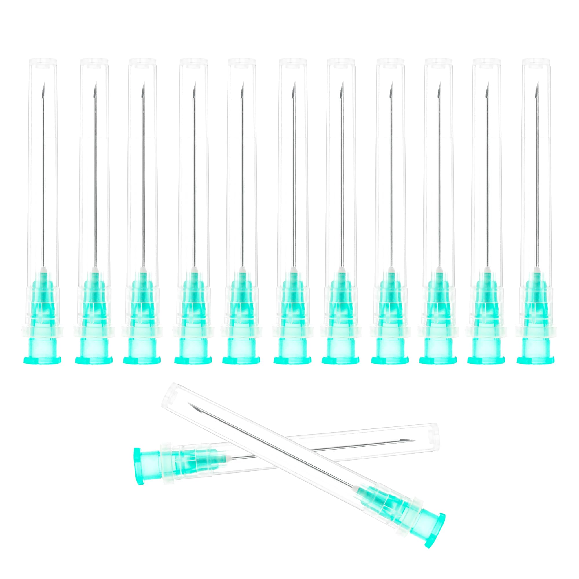 Photo 1 of 100 Pack 21 Gauge 1.5 Inch Sterile Disposable Lab Supplies, Scientific and Industrial Dispensing Needle Accessories