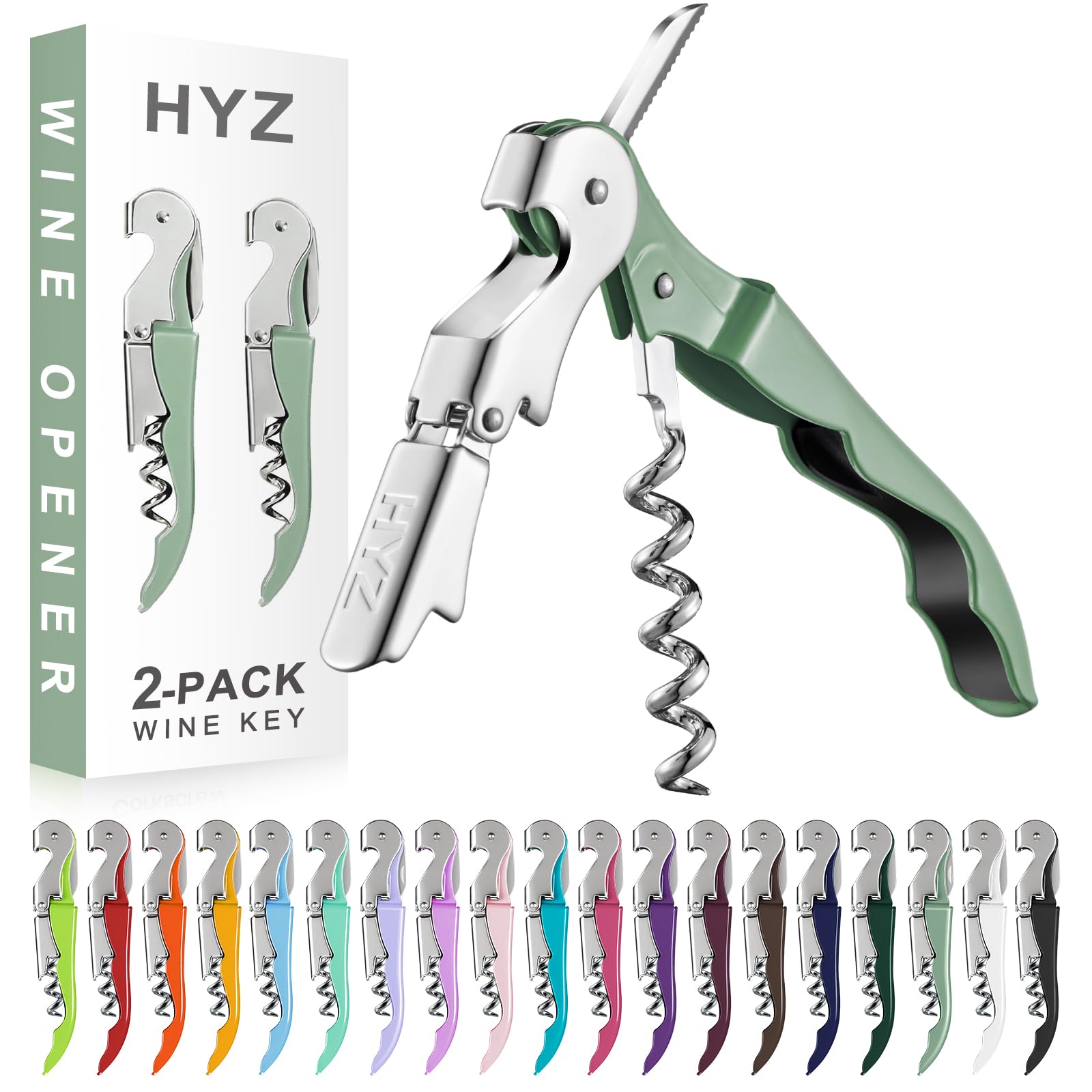 HYZ 2-Pack Wine Opener Waiter