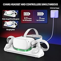 WIOR Charging Dock Compatible with Oculus Quest 2