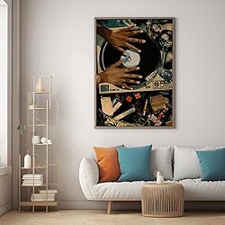 ZHGYGBN Abstract Music & Culture Canvas Wall Art