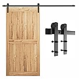 SMARTSTANDARD 7.5ft Barn Door Hardware kit, Barn