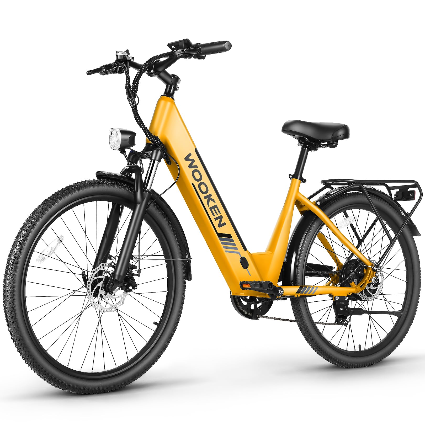 Photo 1 of ***Minor scratches*** Wooken Electric Bike for Adults, 26" Step Through Ebike with 2.1" Tire, Peak 1000W Motor Adults Electric Bicycles with 10.4AH Removable Battery, Commuter Beach E Bike, 7 Speed