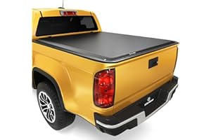 YITAMOTOR Soft Roll Up Truck Bed Tonneau Cover Compatible with 2015-2025 Chevy Colorado/GMC Canyon, Fleetside 5.2 ft Bed