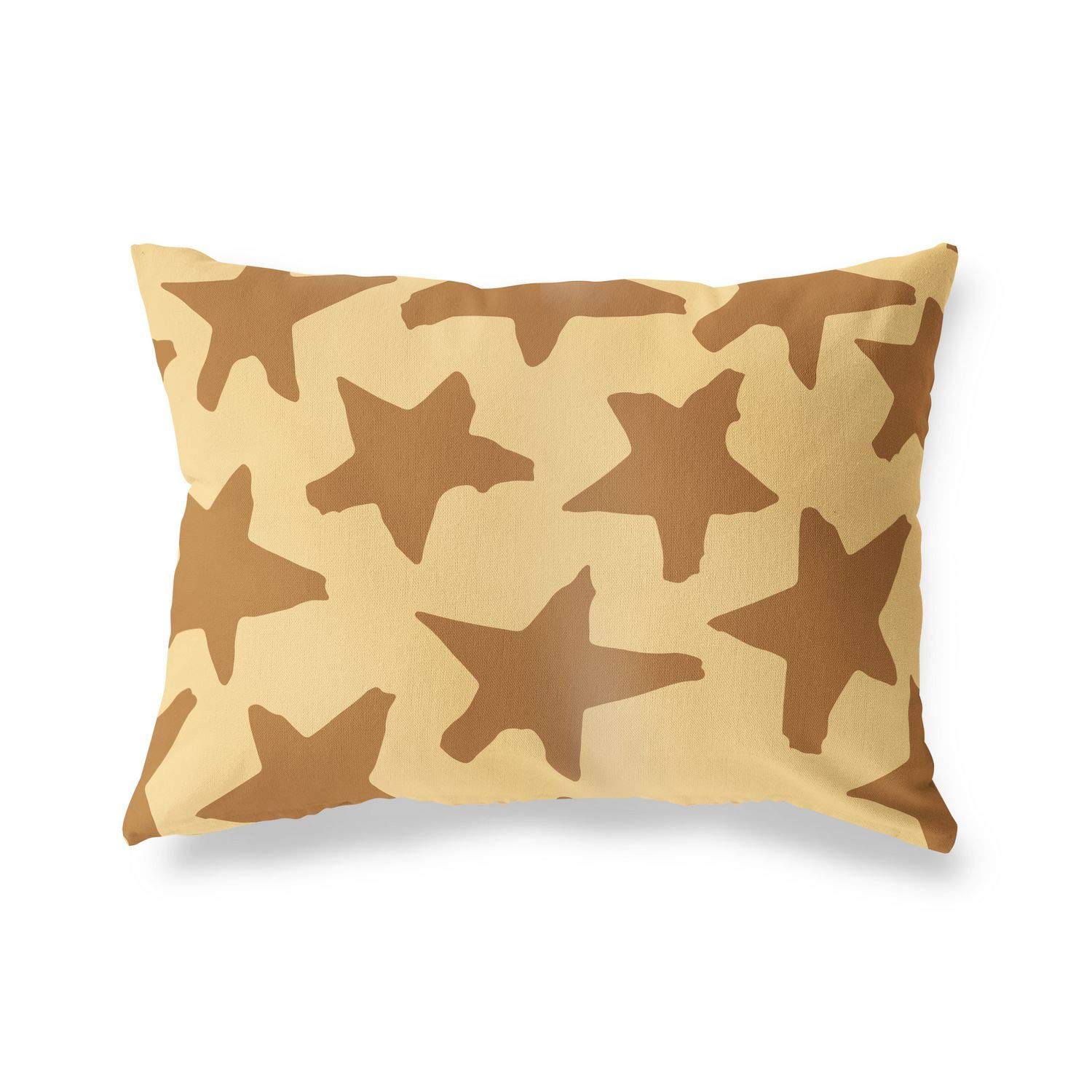 BonaMaison Decorative Cushion Cover, Brown Tones Throw Pillow Covers, Home Decorative Pillowcases for Livingroom, Sofa, Bedroom, Size: 45X60 Cm - Designed and Manufactured in Turkey