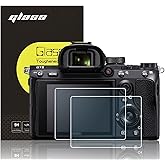 【2 Pack】Glass Screen Protector Film for Sony A1 A7C A7RIV A7RIII A7RII A7III A7II A7SIII A7SII, 0.3mm Ultra-Thin Tempered Gla