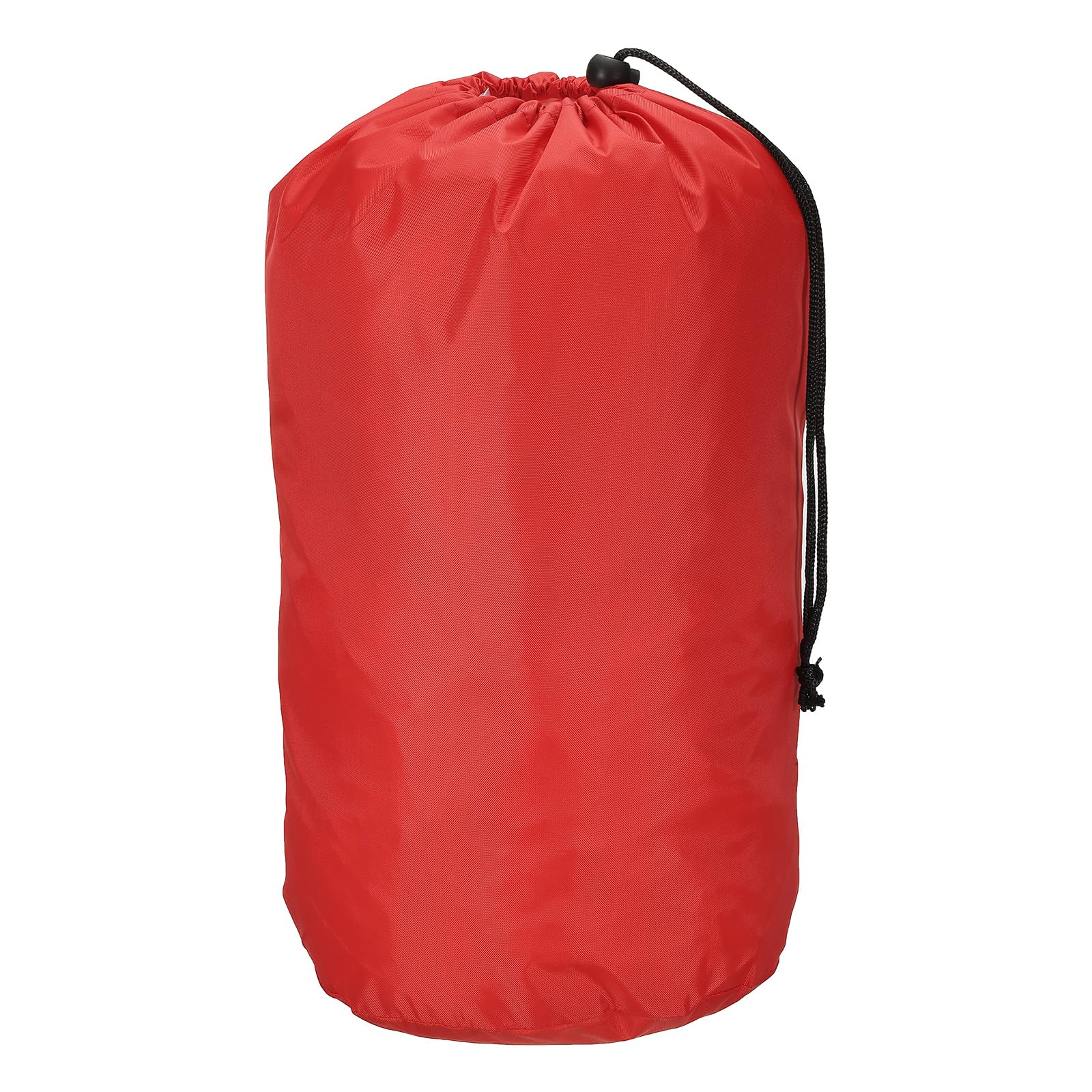 PATIKIL Stuff Sack, 9 x 16 Inch Waterproof Outdoor Storage Sack Portable Drawstring Dust Flap Bag for Camping, Red