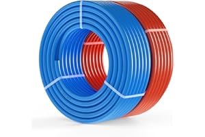 VEVOR PEX Pipe 3/4 Inch, 2 x 100 Feet Length PEX-A Flexible Pipe Tubing for Potable Water, Pex Water Lines for Hot/Cold Water
