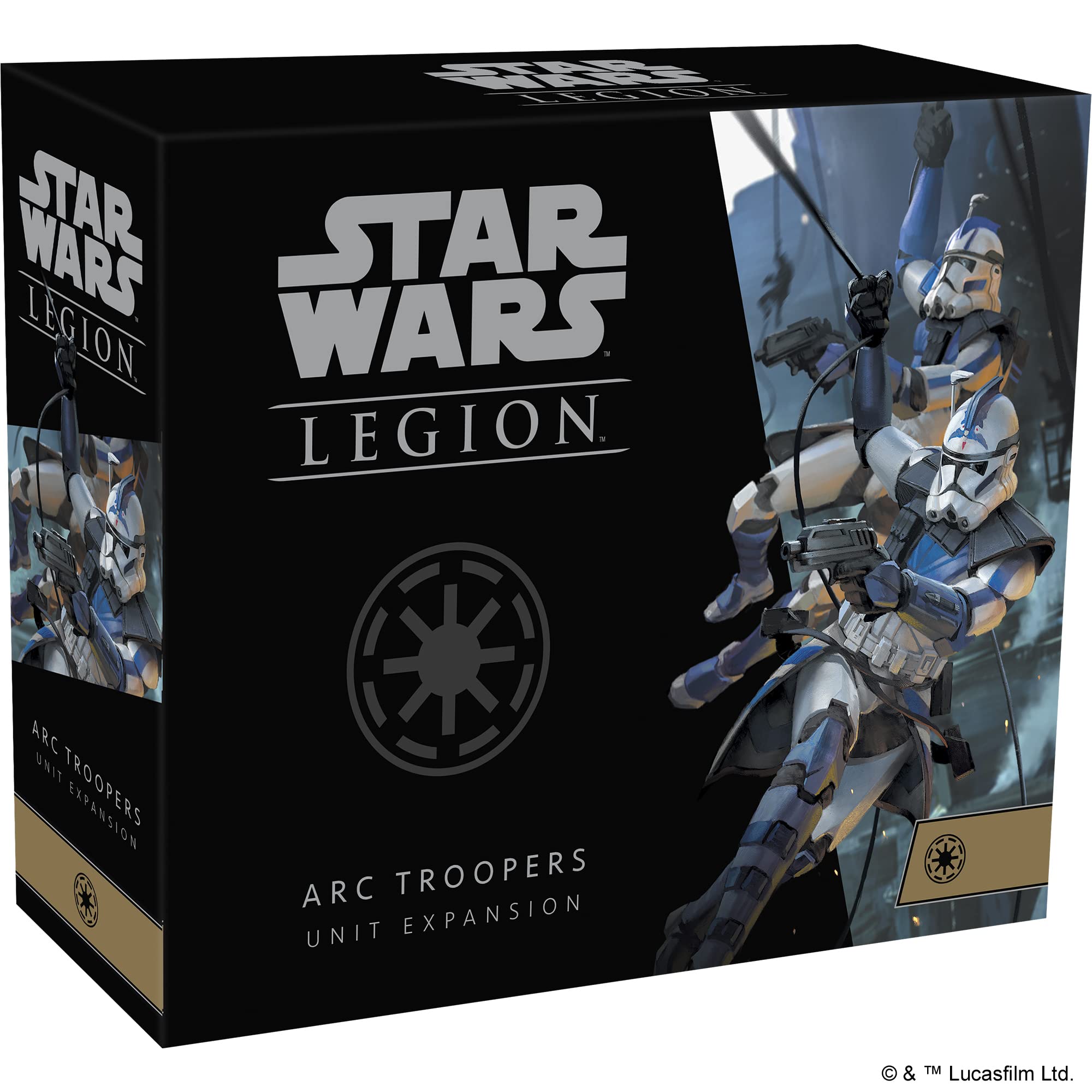 Atomic Mass Games | Star Wars Legion: Galactic Republic Expansions: ARC Troopers Unit | Unit Expansion | Miniatures Game | Ages 14+ | 2 Players | 90 Minutes Playing Time