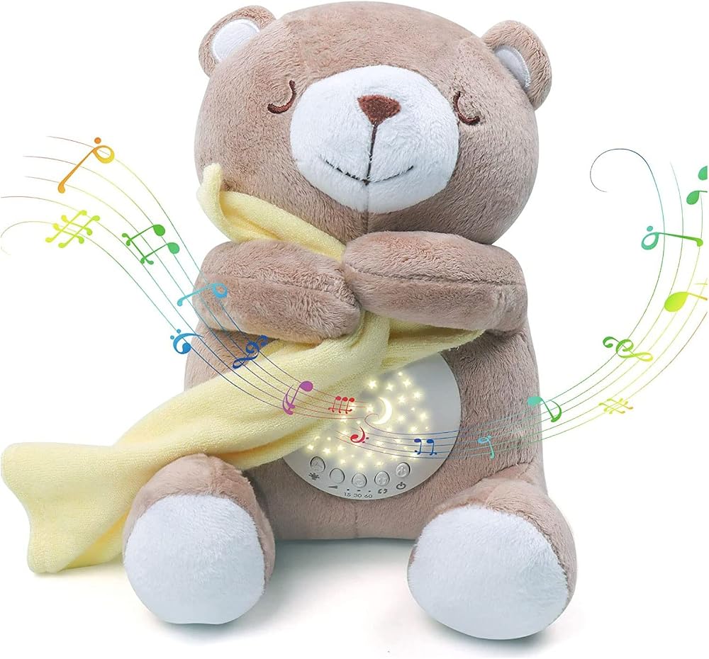 Meero London Baby Sleeping Aid Night Light Plush Toy 15 Lullabies Gift