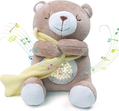 Meero London Baby Sleeping Aid Night Light Plush Toy 15 Lullabies Gift